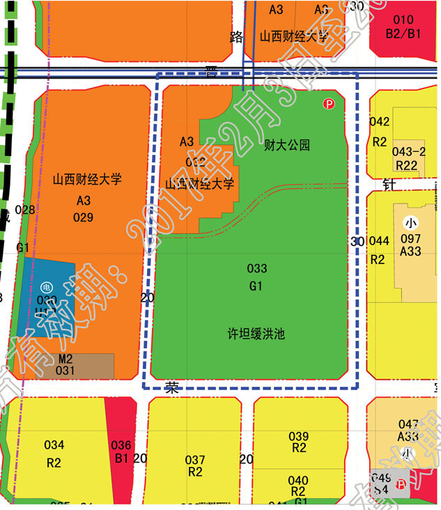 晋阳街公园用地修编方案公示 将增大公园用地面积